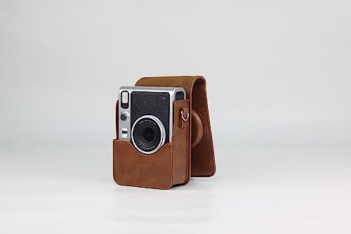 Brown Instant Camera with Instant Film, 32GB microSD and Camera Case R29623
