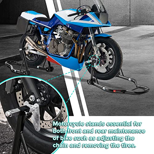 Motorcycle Rear Wheel Lift Stand Red K855487