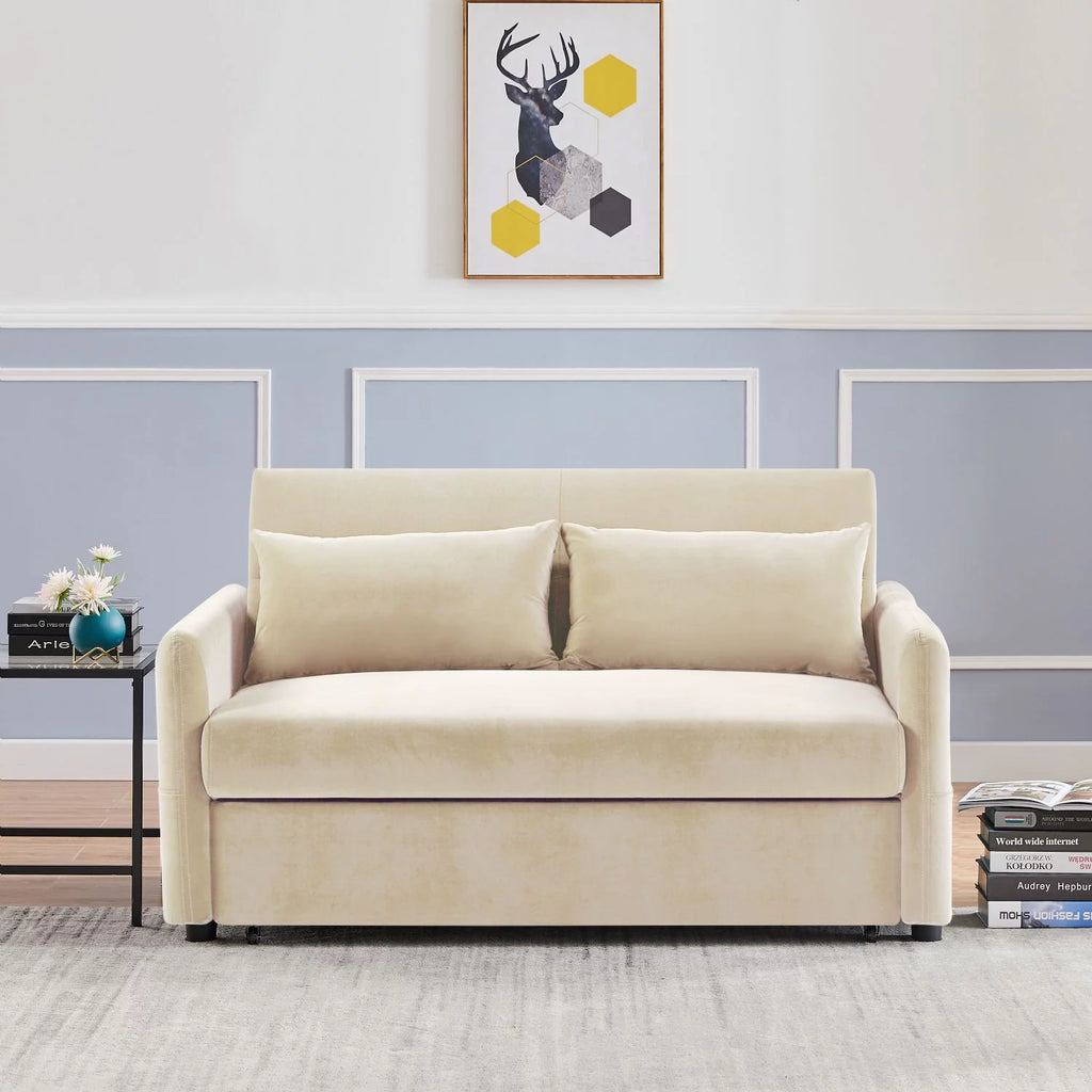 Loveseat Sofa with 2 Pillows V22836