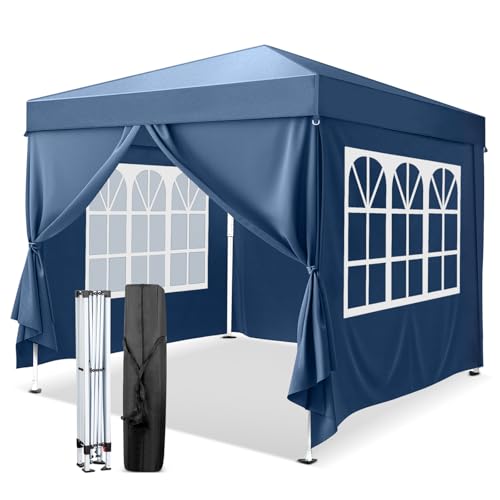 10x10 Pop Up Canopy Tent with Sidewalls Y9371