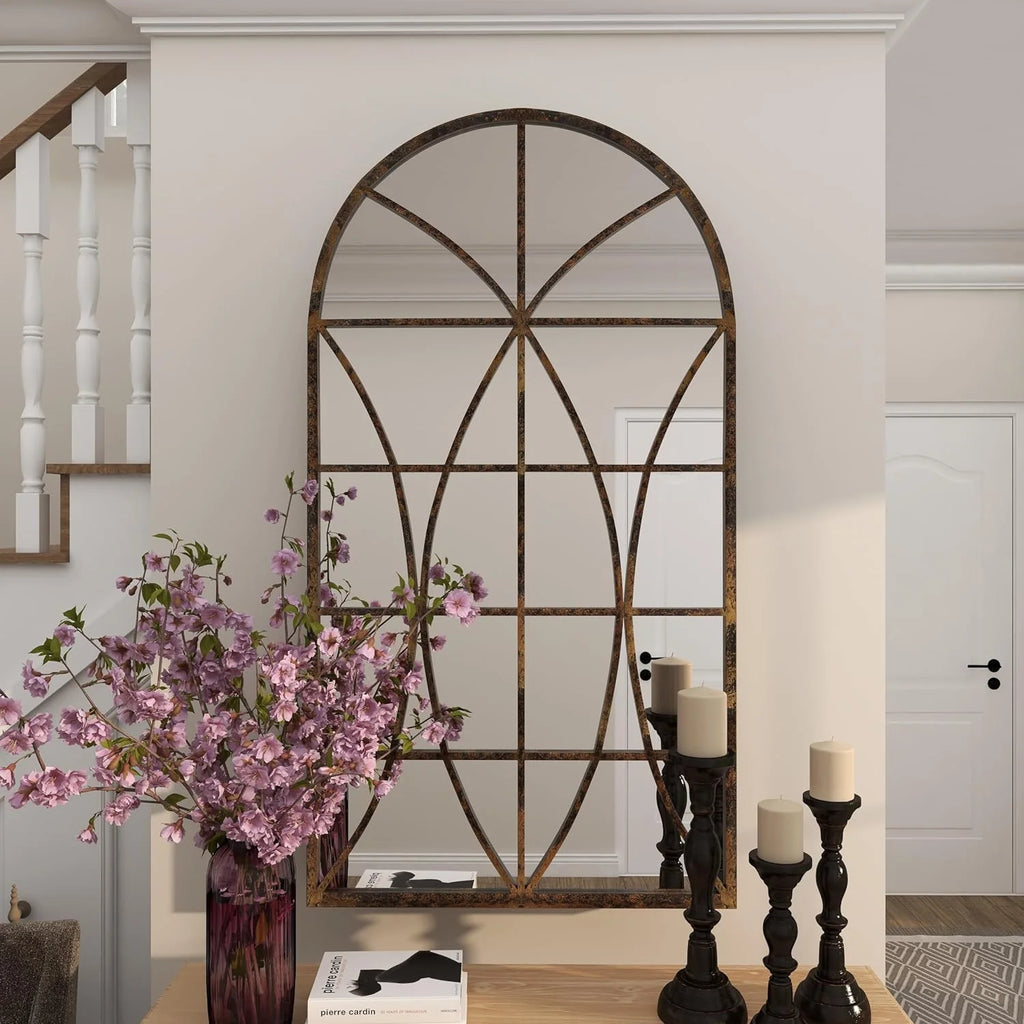Glass Arched Wall Mirror F257