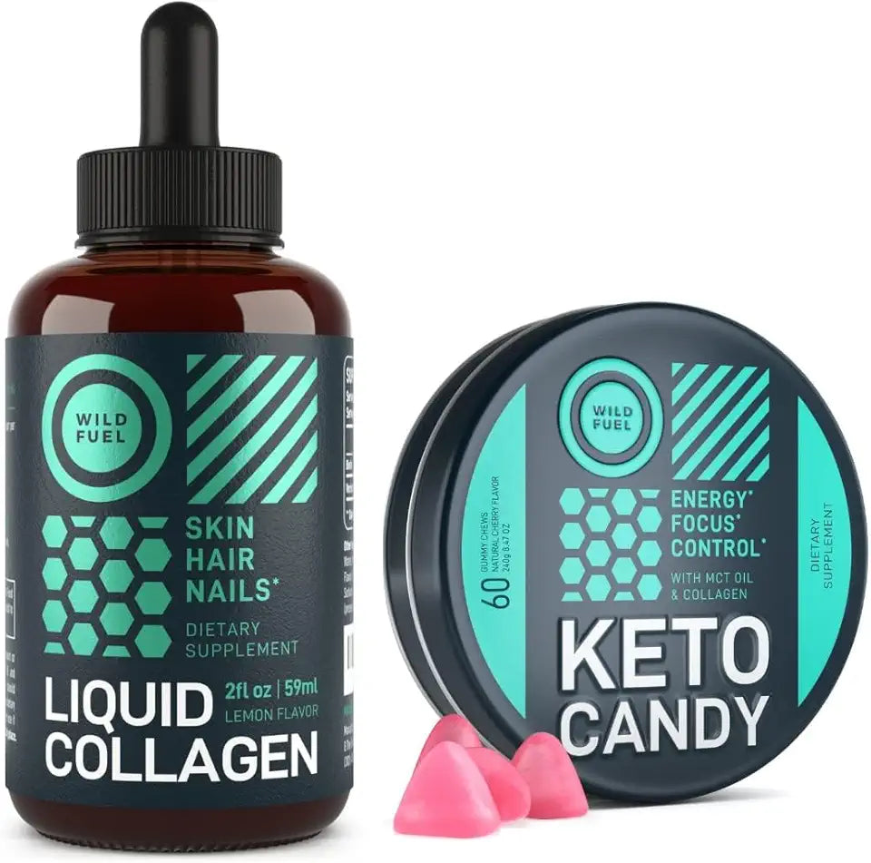 Liquid Collagen and Keto Candy Beauty and Fitness Bundle W857
