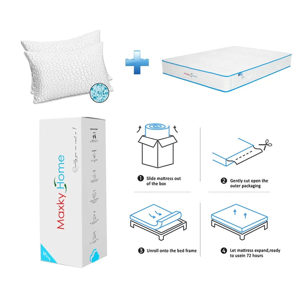 12 Inch Twin Gel Memory Foam Mattress F147232