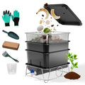 15L 3-Tray Worm Farm Composting Bin with Tool Set O910