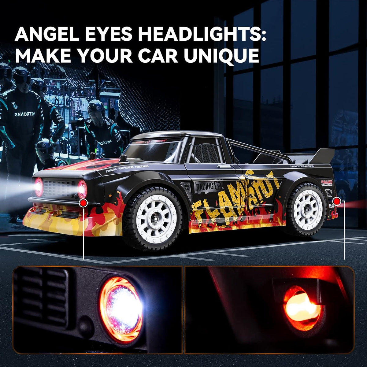 High Speed 4WD Remote Control Rally Car with 2 Batteries E334645