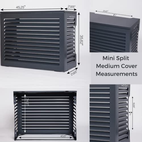 Aluminum Mini Split AC Cover for Outside Units K79444