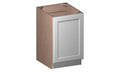 White Shaker 1 Door 1 Shelf Base Cabinet F710