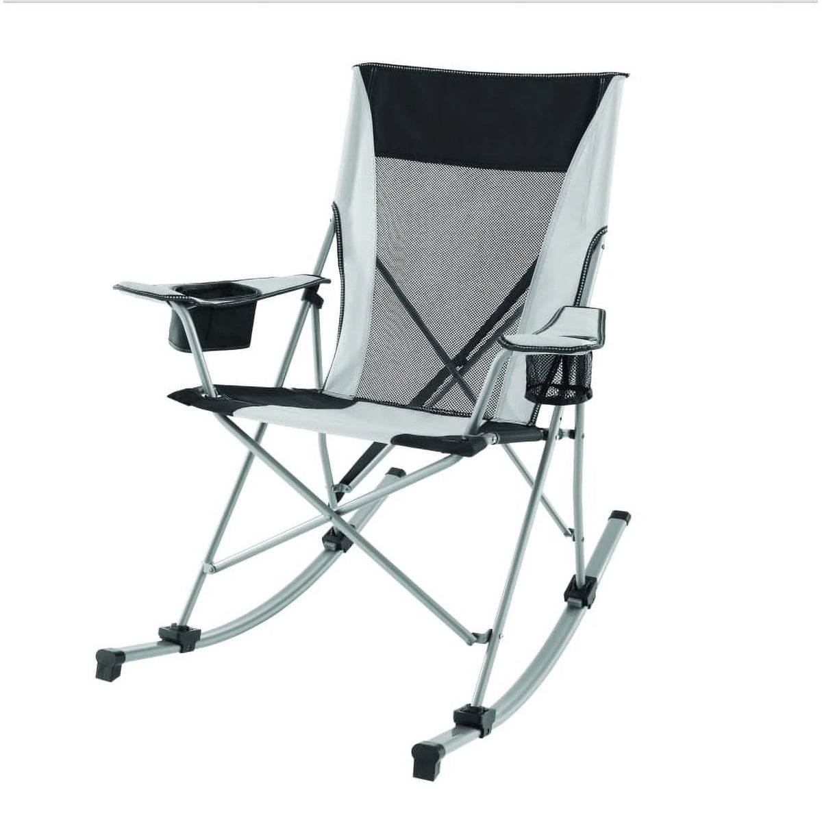 Gray and Black Mesh Camp Chair M661