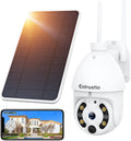 Wireless 360° PTZ Solar Security Camera 1080P B3907