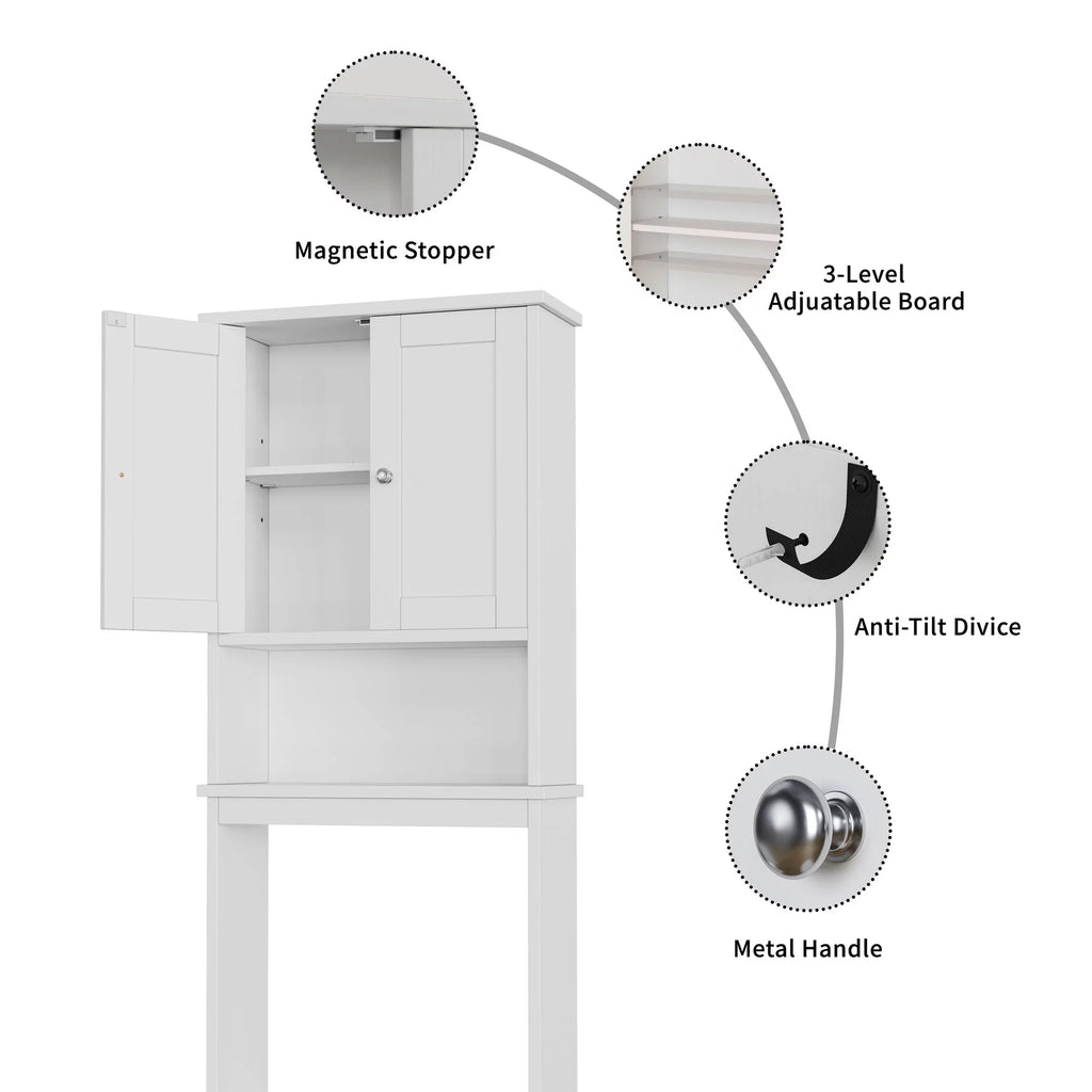 Over The Toilet Storage Cabinet White Y533143