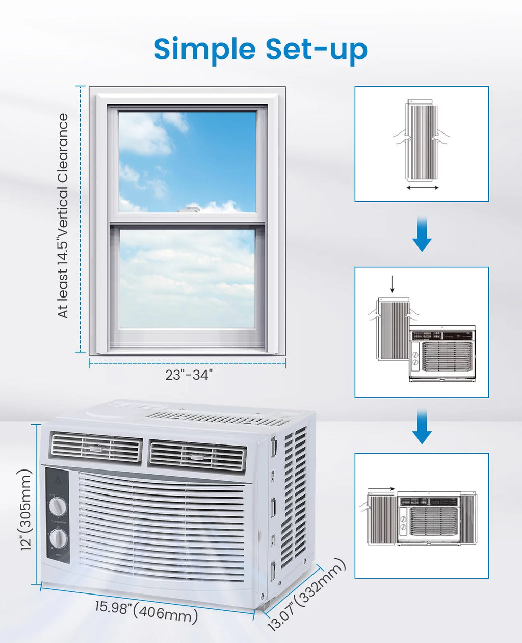 5000 BTU Window Air Conditioner T7521