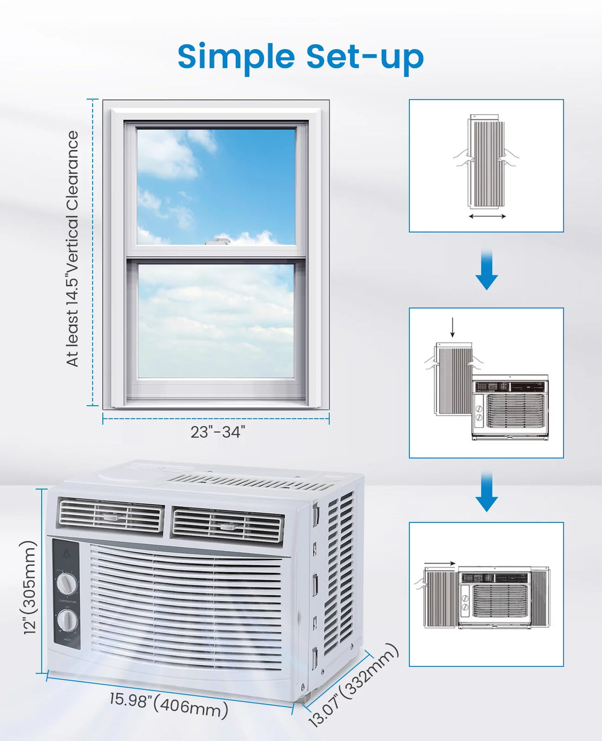 5000 BTU Window Air Conditioner T7521