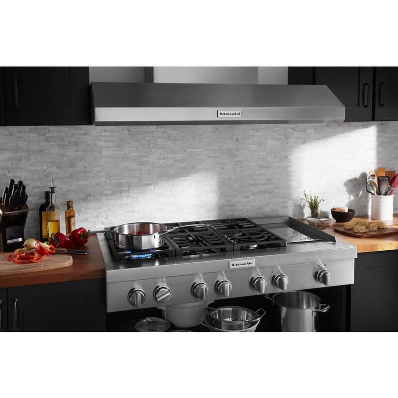 Gas Commercial Cooktop with 6-Burners in Stainless Steel W1845