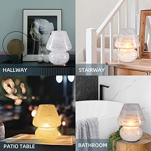 Mushroom Table Lamp with LED Bulb M507