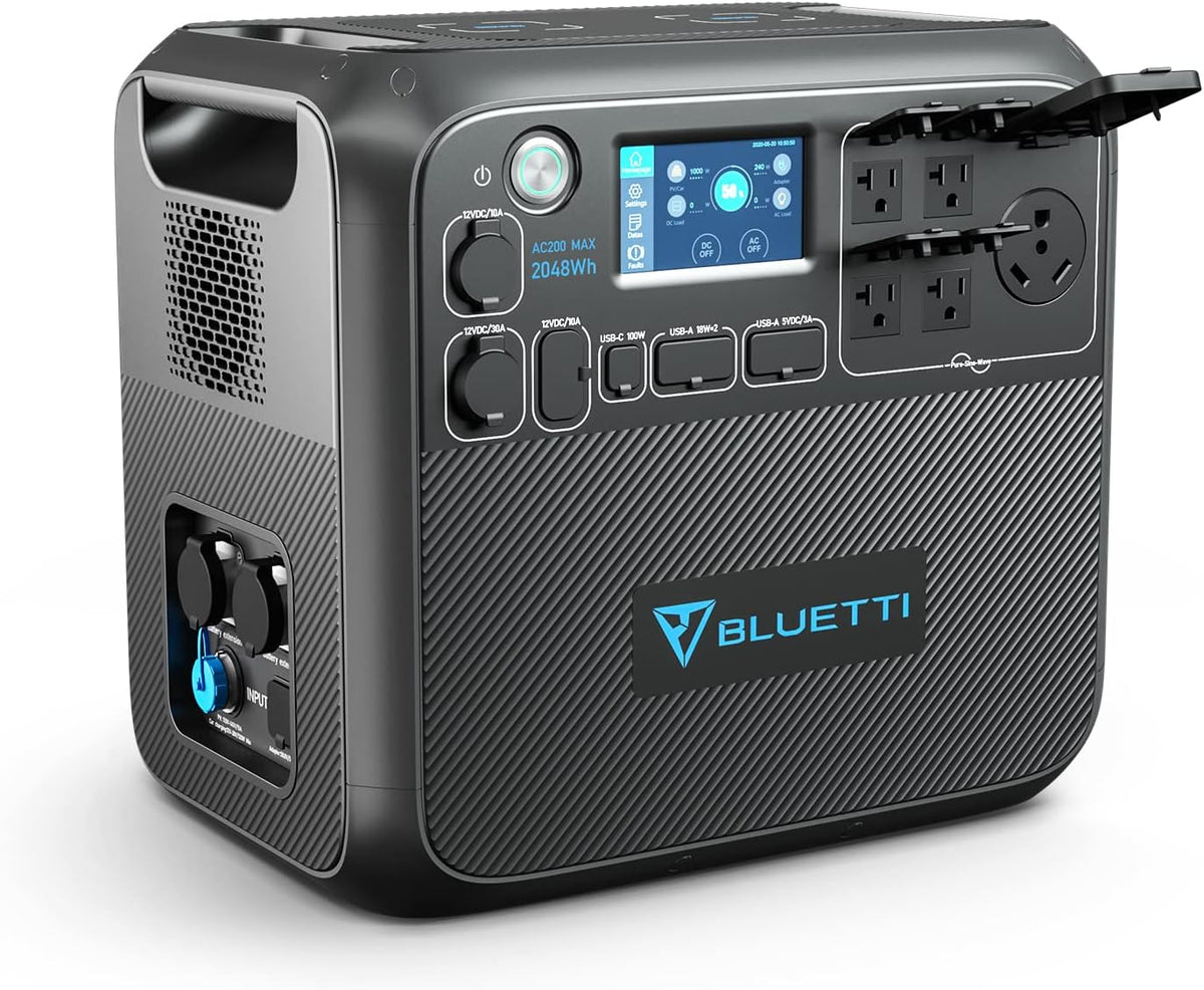 Portable Power Station 2048Wh LiFePO4 Battery Backup E6363