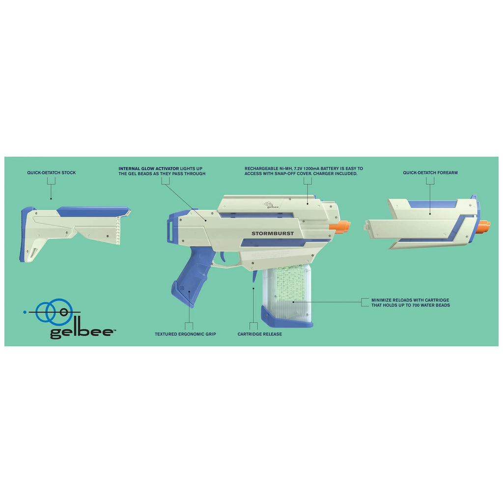 Glow in the Dark Water Bead Blaster S766