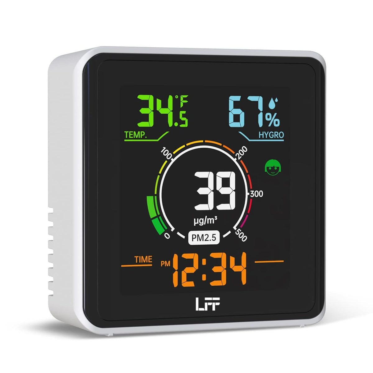 Indoor Air Quality Monitor PM2.5 Temperature Humidity Meter C30347