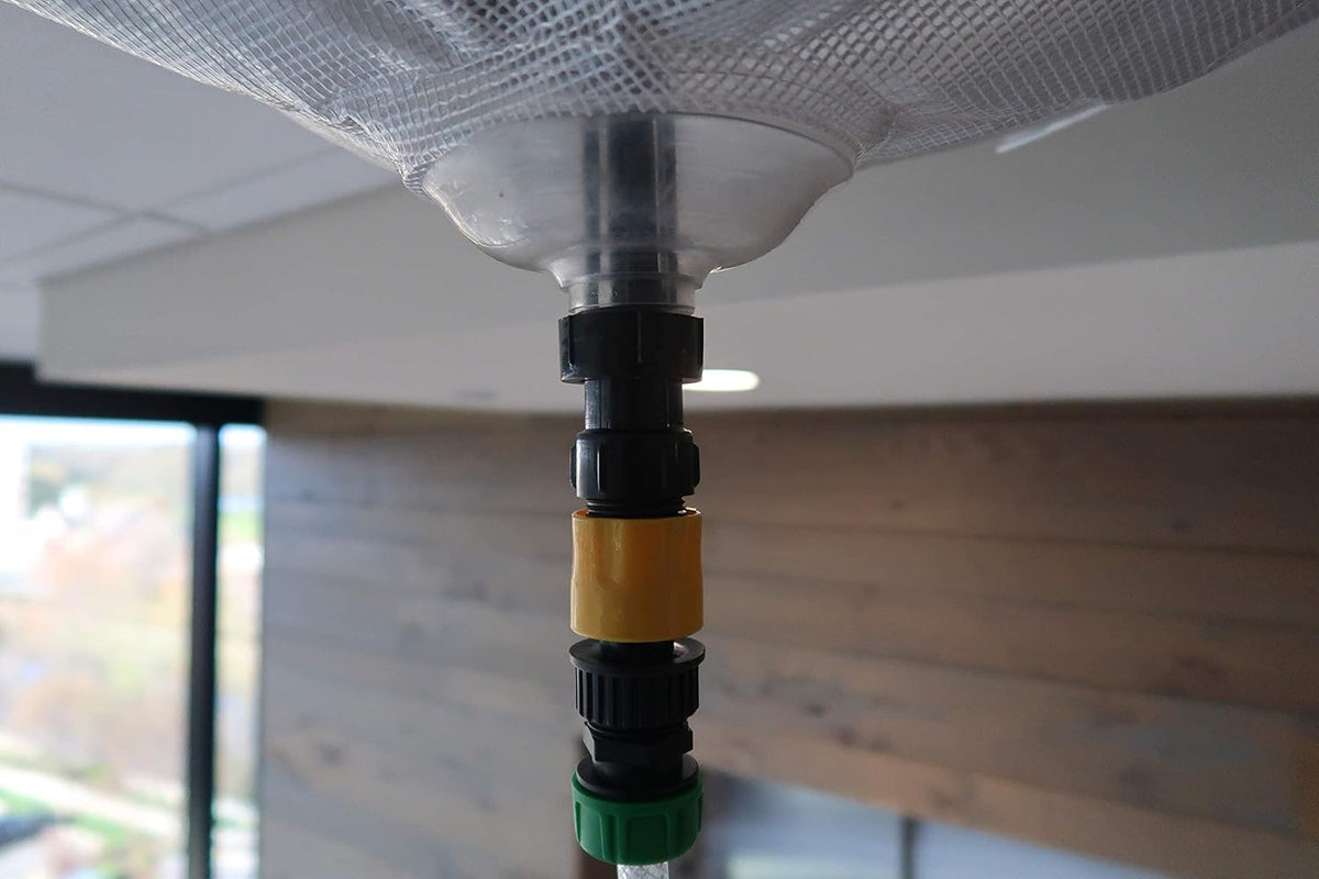 Ceiling Tile Leak Diverter Kit 5' x 5' with 15ft Hose E1330