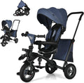 7 in 1 Folding Toddler Tricycle with Canopy O2477