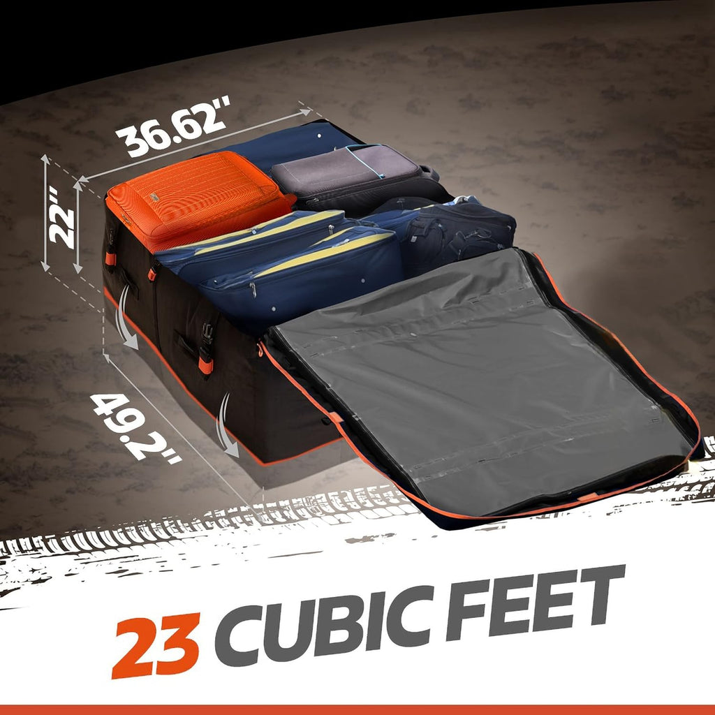 19 Cubic Feet Waterproof Car Roof Bag & Rooftop Cargo Carrier K303928