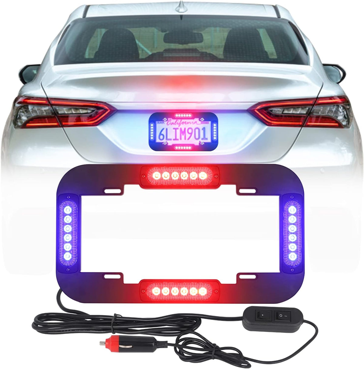 Emergency Strobe Lights 13.5 inch 24 LED Pack of 2 U6855