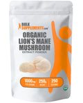Organic Lion's Mane Mushroom Extract Powder 1000mg 250g Z54821