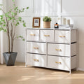 White 7 Drawer Dresser Chest Storage Organizer Z41852