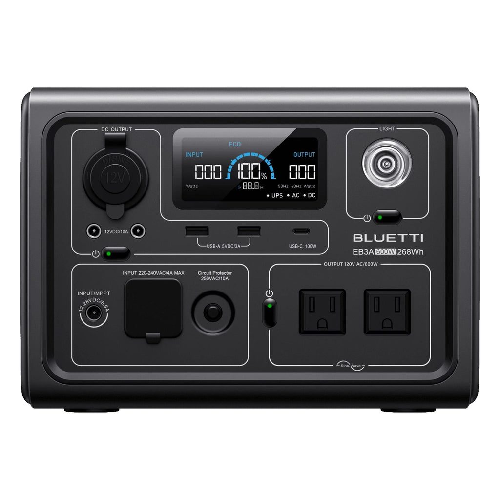 Portable Power Station 268Wh 600W AC Output Q30211