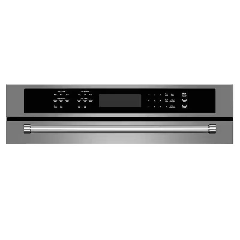 27 in. Double Electric Wall Oven Self-Cleaning with Convection in Stainless Steel B563