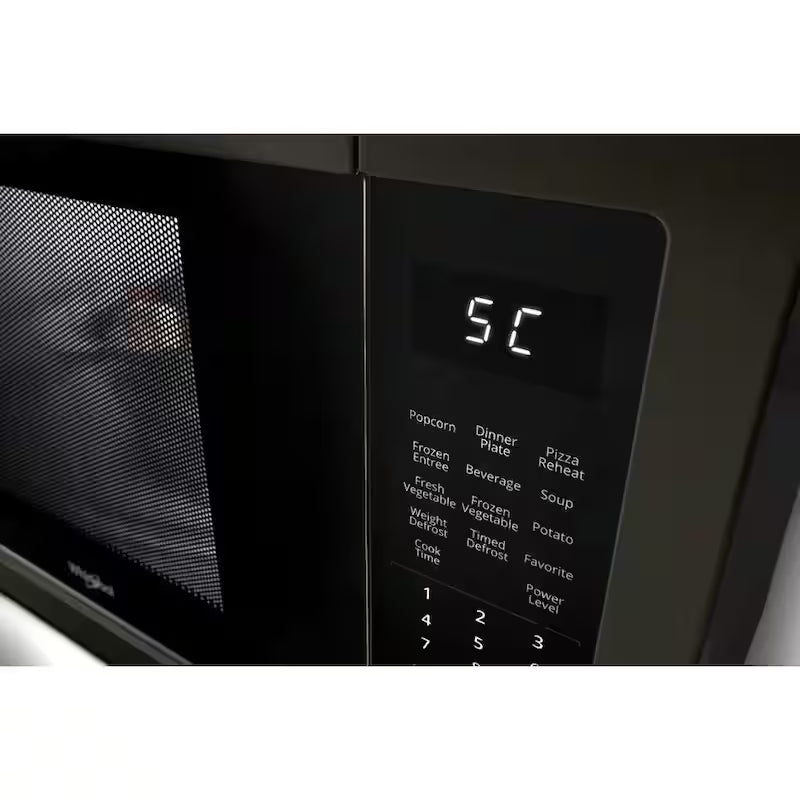 1.6 cu. ft. Black Stainless Countertop Microwave Q97118