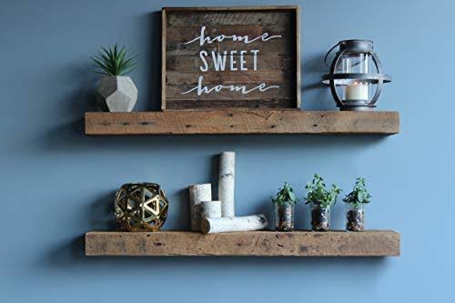 Reclaimed Wood Shelves Set of Two Y99924