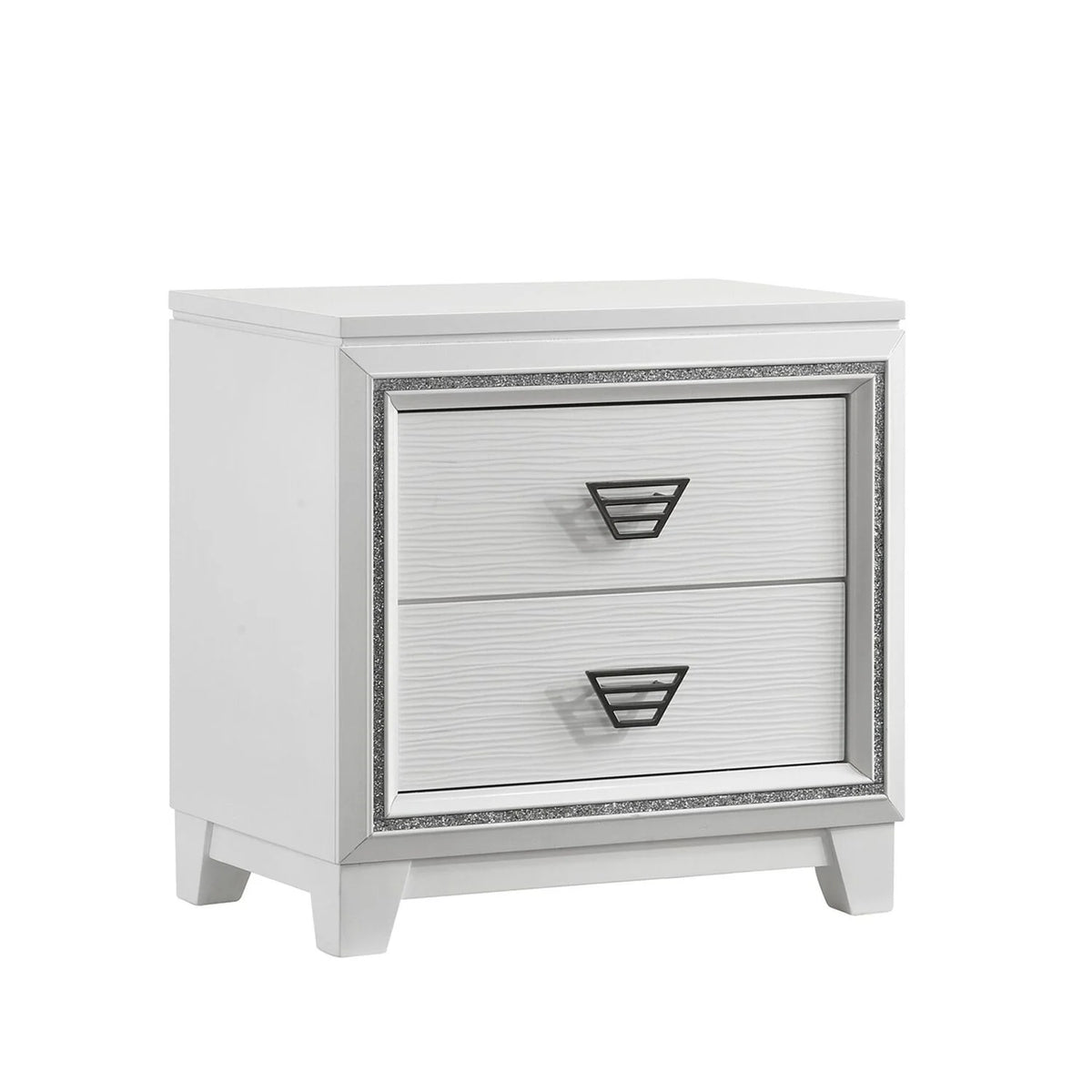 King 3PC Bedroom Set in White J79797