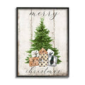 Distressed Merry Christmas Tree Wall Plaque T129647