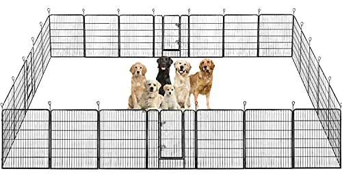 40 inch 16 Panels Metal Dog Playpen Q289