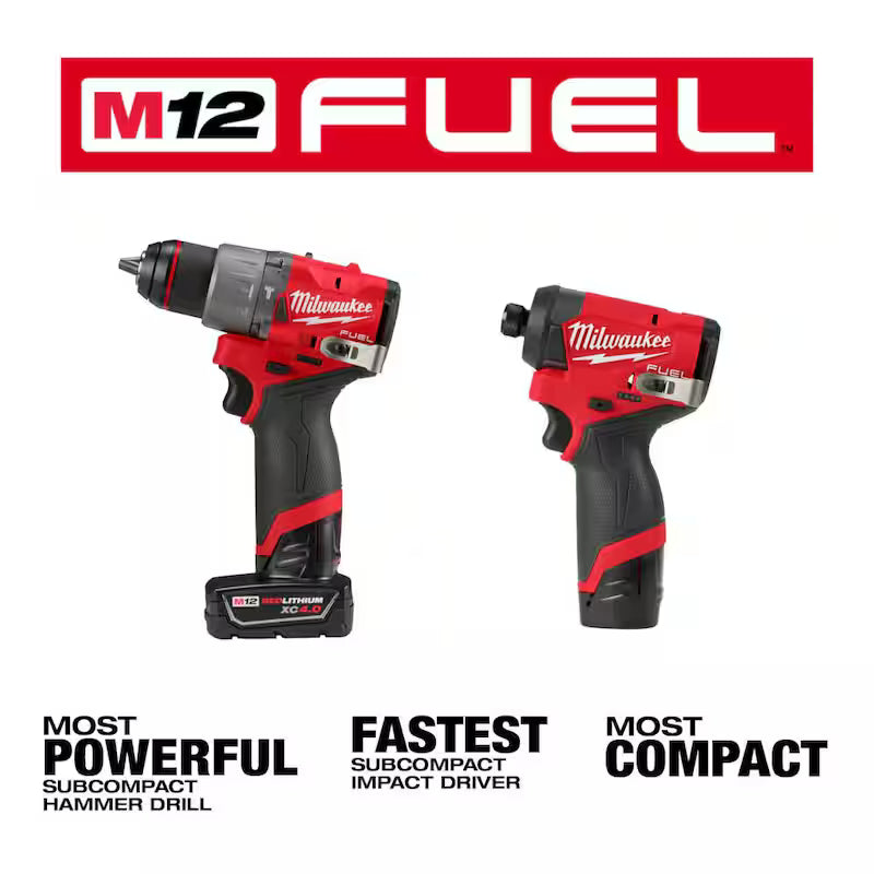 12-Volt Li-Ion Brushless Cordless Hammer Drill and Impact Driver Combo Kit with 3/8 in. Ratchet Z98160