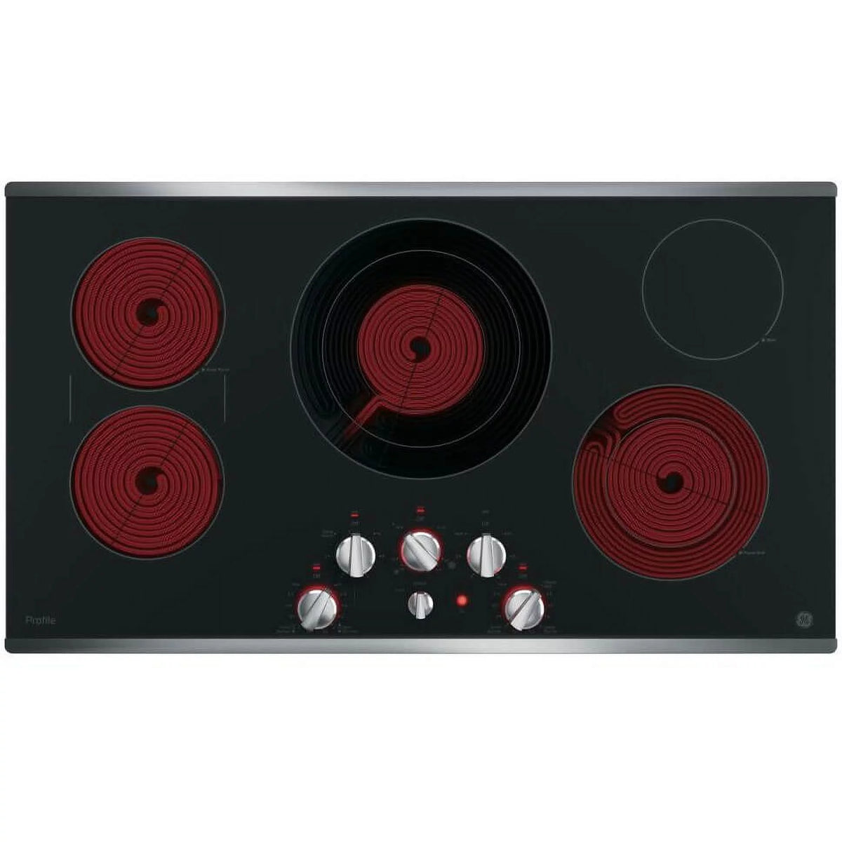 36 inch Stainless 5 Burner Electric Cooktop W583