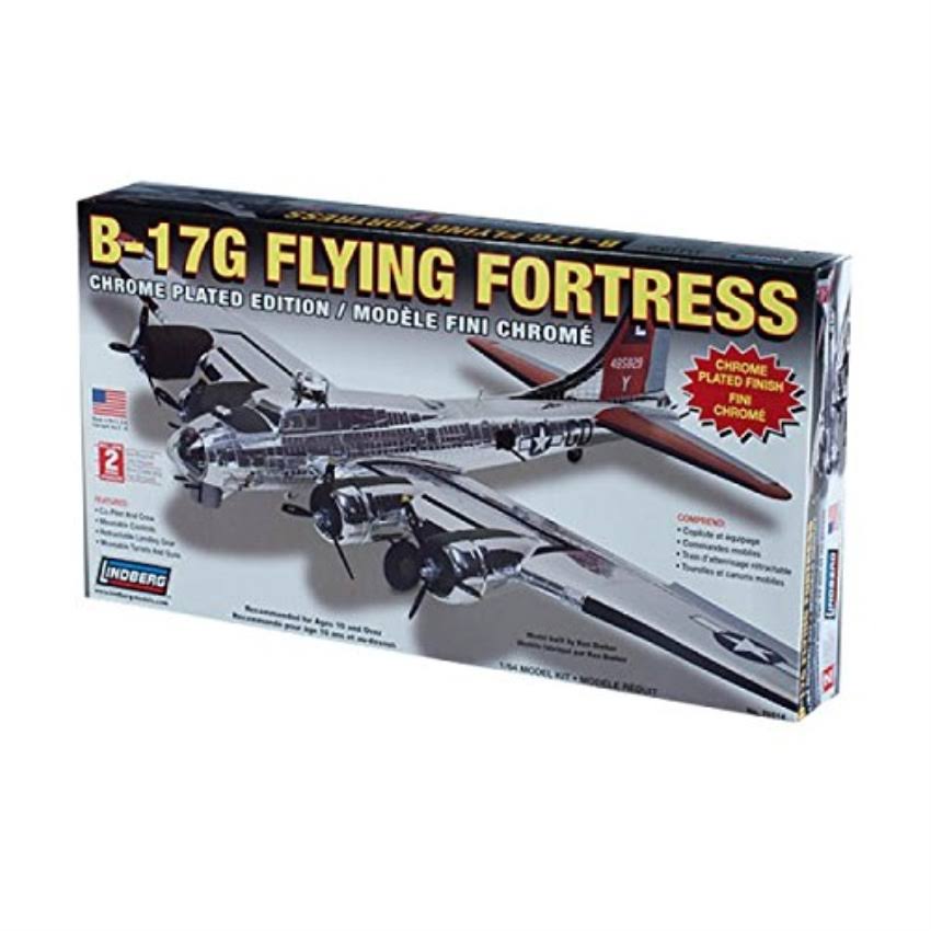 1:64 Scale B-17 Flying Fortress Chrome Finish J9841