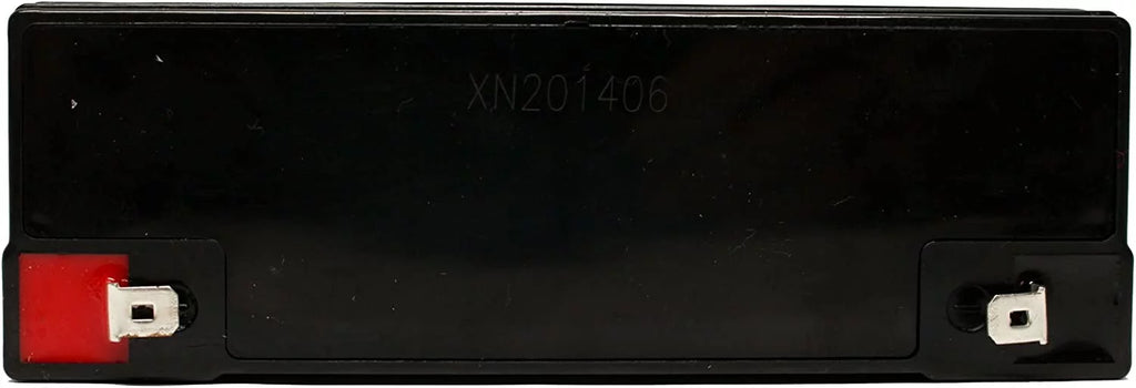 2x Pack 6V 12Ah Sealed Lead Acid Battery with F1 to F2 Terminal Adapters Z9701