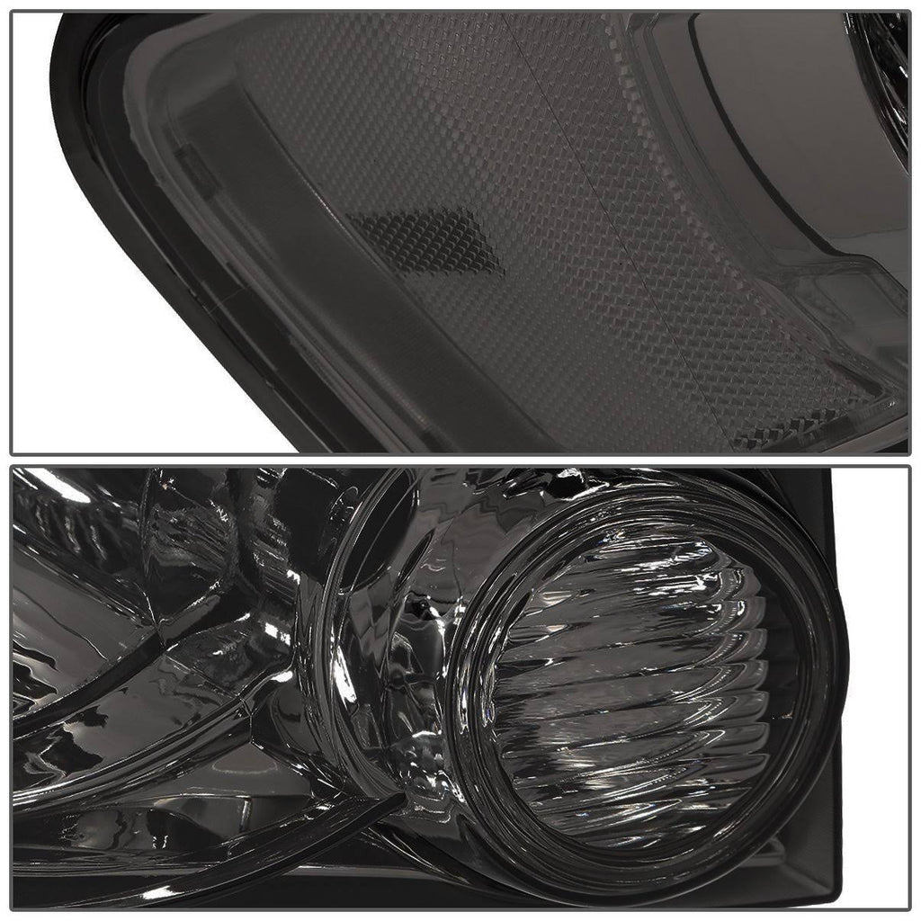 Smoked Housing Clear Corner Headlamp Pair H2671