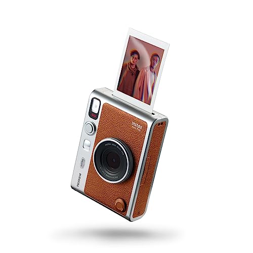 Brown Instant Camera with Instant Film, 32GB microSD and Camera Case R29623
