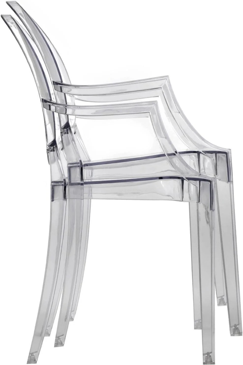 Set of Two Clear Armchair H77374