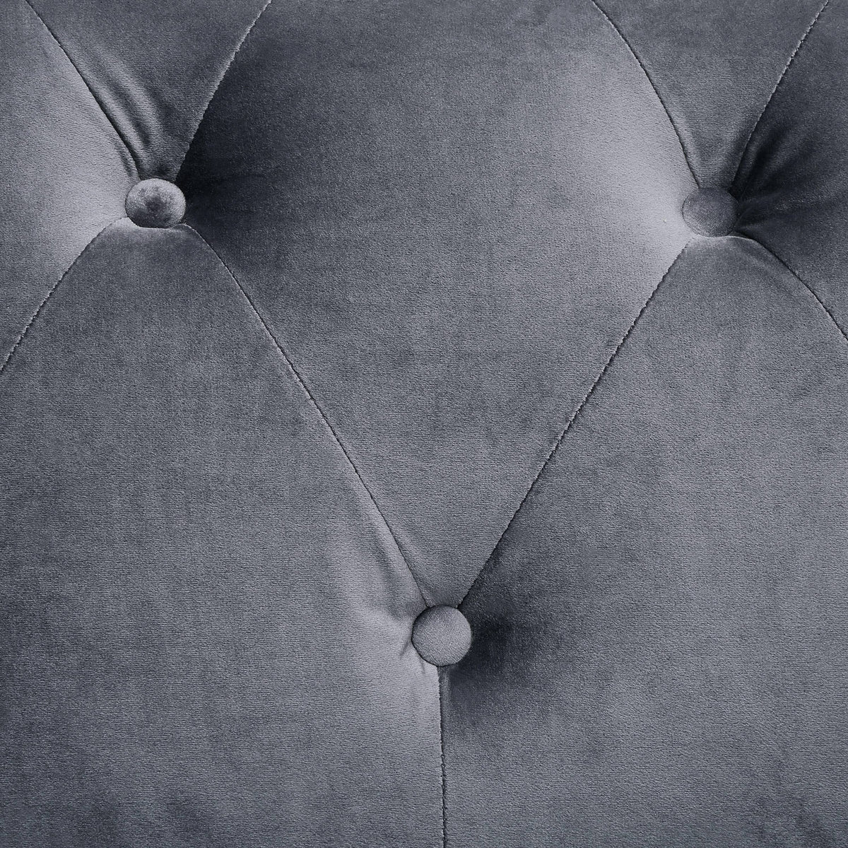 Black Tufted Fabric Chair F3468