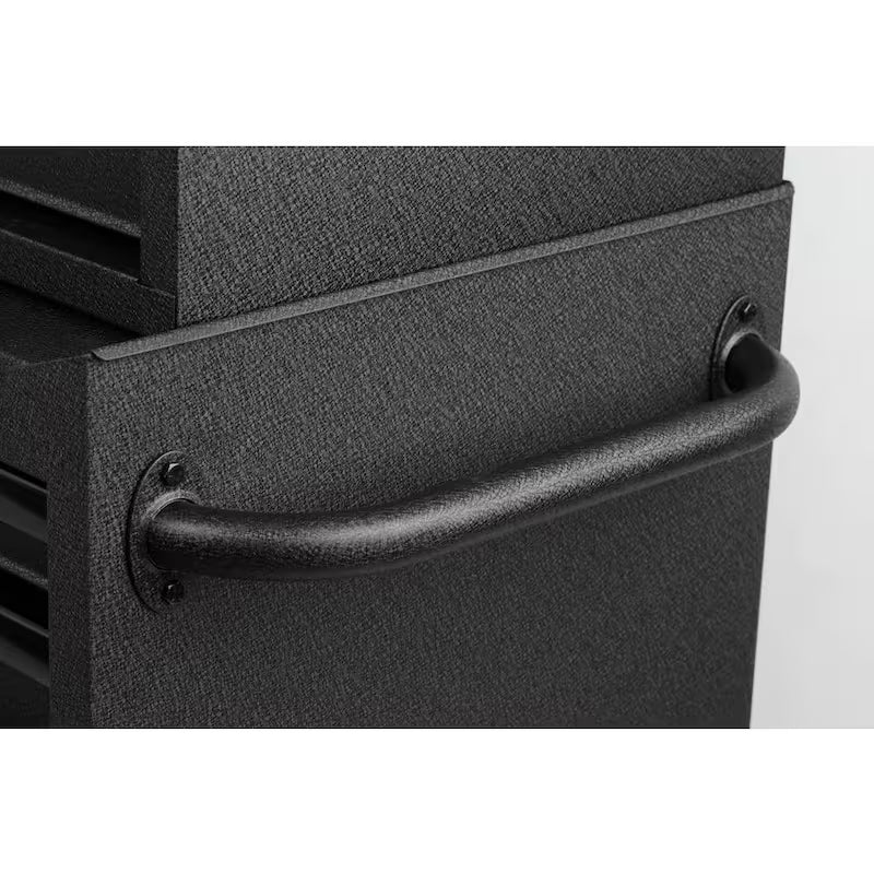 5-Drawer Rolling Tool Chest Cabinet in Textured Black W21514