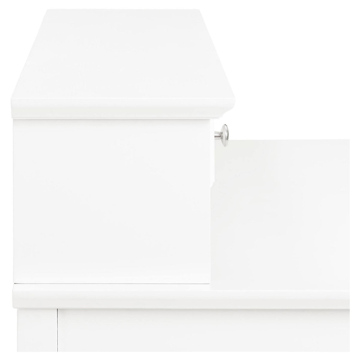 White Writing Desk with Hutch U647