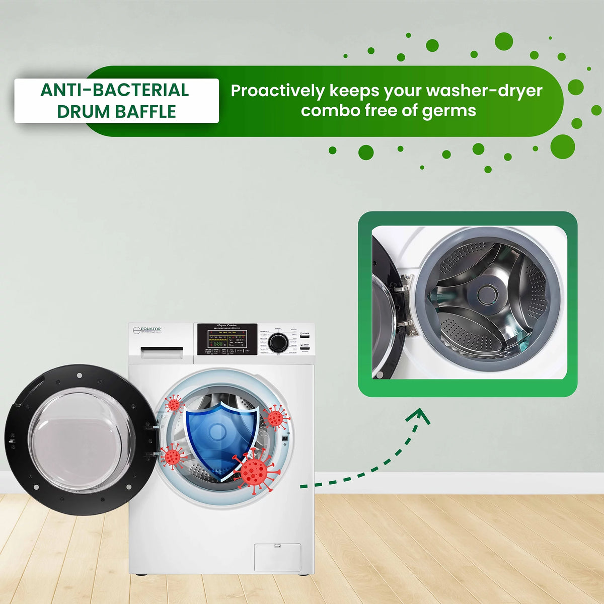 White Ventless Combo Washer-Dryer I5440