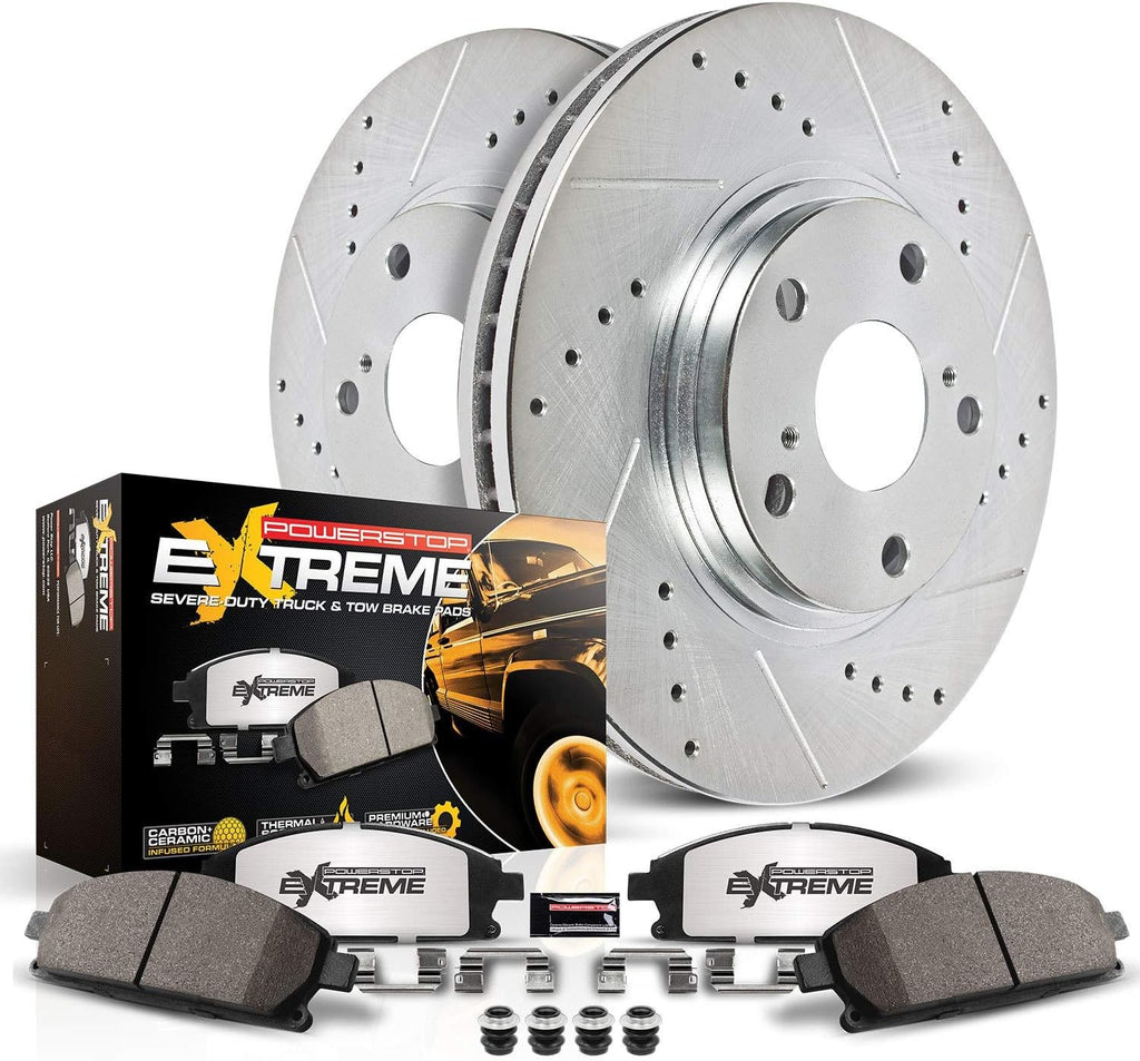 Front Z36 Truck & Tow Carbon Fiber Ceramic Brake Kit S53365