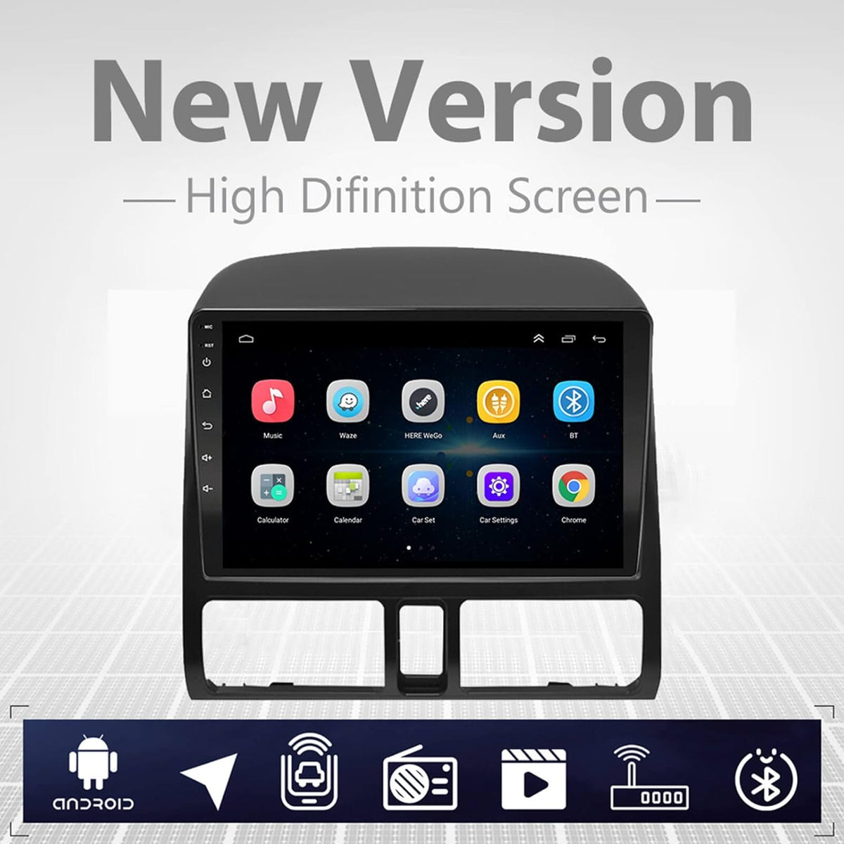 Wireless Car Radio for Honda CR-V 2001-2006 V537279