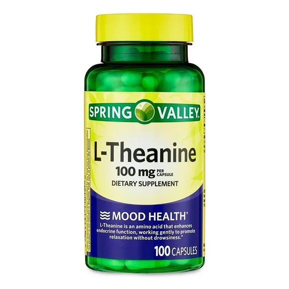 L-Theanine 100 mg Capsules Dietary Supplement A505