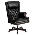 Black Tufted High Back Executive Office Chair V2849