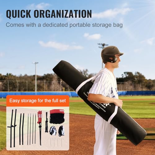 Portable Baseball Training Net with Carry Bag T72878